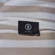 Vorschaubild 2 von Damen Pullover Gestreift Mehrfarbig Gr. 38 M V-Ausschnitt Casual
