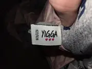 Vorschaubild 3 von Kinder Steppweste Pferde-Muster Gr. 122/128 Grau Rosa Mädchen