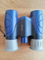 Vorschaubild 2 von Kinder-Fernglas 6x21 Blau mit Tasche & Handschlaufe