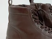 Vorschaubild 4 von Damen Stiefelette Leder Braun Gr. 43 Schnürstiefel Casual