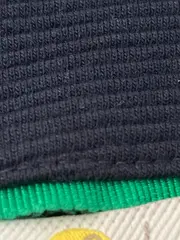 Vorschaubild 4 von Damen Freizeitkleid Gr. 34/XS Kurzarm Blau Grün Retro