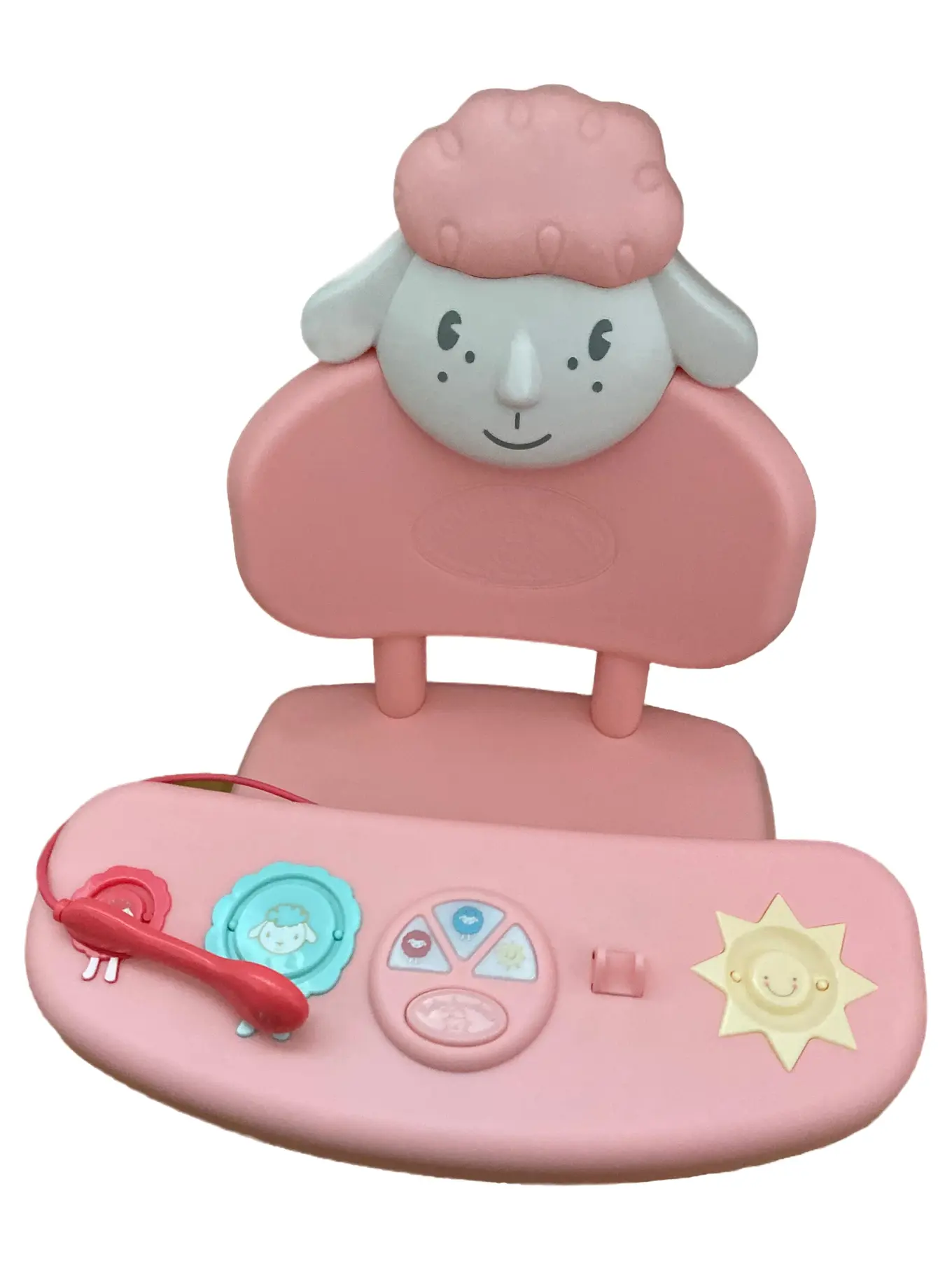 BABY ANNABELL Puppenzubehör Schaf Hochstuhl Rosa Charmant Spielzeug Kinder