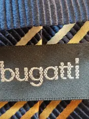 Vorschaubild 4 von Krawatte Herren Seide Blau Gold Gestreift Klassisch Business