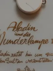 Vorschaubild 3 von Aladin und die Wunderlampe IX Sammelteller Pferd Blau 17cm