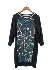 Vorschaubild 1 von Damen Freizeitkleid Schlangenmuster Mehrfarbig Gr. 42