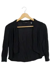 Vorschaubild 1 von Damen Bolero Strickjacke Schwarz Gr. 34/XS Casual