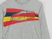 Vorschaubild 4 von Kinder Langarmshirt Grau Rennwagen Motiv Gr. 152/158 Casual