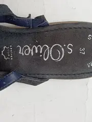 Vorschaubild 3 von Damen Sandalen Gr. 37 Blau Casual Feminin mit Perlen Strass