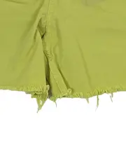 Vorschaubild 4 von BENETTON Damen Jeans Shorts W30/38 Grün Fransen Baumwolle Casual