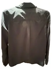 Vorschaubild 4 von Damen Bluse Blau Gr. 36 V-Ausschnitt Langarm Casual