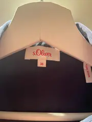 Vorschaubild 3 von Damen Bluse Blau Gr. 36 V-Ausschnitt Langarm Casual