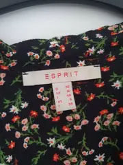 Vorschaubild 4 von Freizeitkleid Blumenmuster Midikleid Damen Schwarz Gr. 36/S