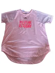 Vorschaubild 1 von Kinder Sport Shirt Pink Gr. 170 "The Future Is Today" Aeroready