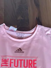 Vorschaubild 2 von Kinder Sport Shirt Pink Gr. 170 "The Future Is Today" Aeroready