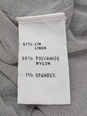 Vorschaubild 4 von Damen Freizeitkleid Gr. 38/M Grau Leinen Elegant Casual