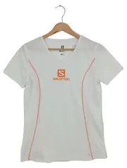 Vorschaubild 1 von Damen Sport Shirt Gr. 36/S Weiß Polyester Kurzarm Sportlich