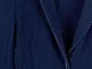 Vorschaubild 5 von Blazer Damen Blau Strukturmuster Baumwolle Gr. 36 Langarm Casual