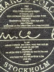 Vorschaubild 6 von Shopper Tasche Blau Canvas Baumwolle 1967 Stockholm Groß