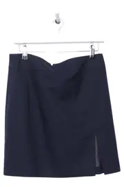Vorschaubild 1 von Damen A-Linienrock Dunkelblau Gr. 40/L Business Elegant mit Schlitz