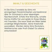 Vorschaubild 3 von Die Sims 3 von Nintendo Wii Simulation Deutsch USK 6 Gebraucht