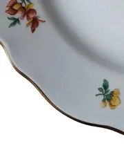 Vorschaubild 2 von Platzteller Porzellan Blumenmuster Mehrfarbig 19 cm Klassisch