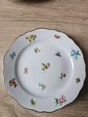 Vorschaubild 3 von Platzteller Porzellan Blumenmuster Mehrfarbig 19 cm Klassisch