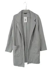 Vorschaubild 1 von Damen Strickjacke Cardigan Grau Gr. S Oversize Casual