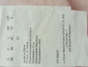 Vorschaubild 4 von Damen Stoffhose Gr. 40 L Rosa Casual Baumwolle Chino Hose