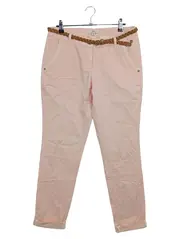 Vorschaubild 1 von Damen Stoffhose Gr. 40 L Rosa Casual Baumwolle Chino Hose