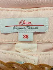 Vorschaubild 3 von Damen Stoffhose Gr. 40 L Rosa Casual Baumwolle Chino Hose