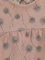 Vorschaubild 2 von Baby Girl Kleid Gr. 74 Rosa Pusteblumen A-Linie Kurzarm