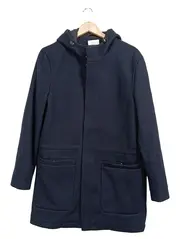 Vorschaubild 1 von Herren Leichte Jacke mit Kapuze Blau Gr. 44 XS Wolle