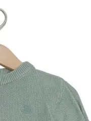 Vorschaubild 4 von Strickpullover Kinder Gr. 104 Grün Baumwolle Basic
