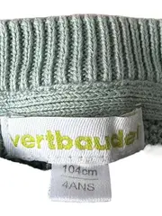 Vorschaubild 7 von Strickpullover Kinder Gr. 104 Grün Baumwolle Basic