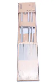 Vorschaubild 1 von Möbelgriffe Modern Minimalistisch Silber Metall 6 Stück