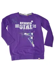 Vorschaubild 1 von Kinder Pullover Runner Girl Lila Gr. 122 Casual Langarm