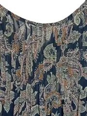 Vorschaubild 5 von Damen Blusenkleid Gr. 36 S Paisley Muster Mehrfarbig Casual Viskose