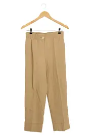 Vorschaubild 1 von Damen Stoffhose Gr. 34/XS Beige Casual Baumwolle Hose