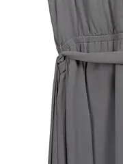 Vorschaubild 5 von Damen Abendkleid Wickelkleid Pailletten Grau Gr. 38 Elegant