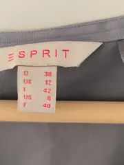 Vorschaubild 8 von Damen Abendkleid Wickelkleid Pailletten Grau Gr. 38 Elegant