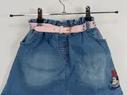 Vorschaubild 3 von Mädchen Jeansrock Gr. 128 Blau mit Gürtel Minnie Maus