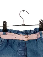 Vorschaubild 2 von Mädchen Jeansrock Gr. 128 Blau mit Gürtel Minnie Maus