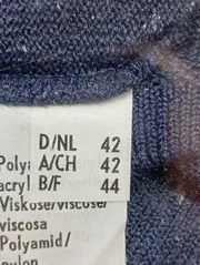 Vorschaubild 4 von Pullover Damen Gr. 42/XL Blau Kurzarm Casual Basic