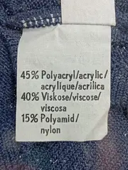 Vorschaubild 5 von Pullover Damen Gr. 42/XL Blau Kurzarm Casual Basic