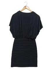 Vorschaubild 2 von Damen Cocktailkleid Gr. 32 Schwarz Elegant Minikleid