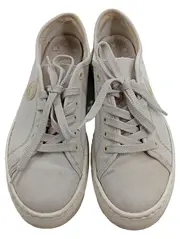 Vorschaubild 2 von Damen Sneaker Low Beige Gr. 39 Textil Schnürung Alltag Schuhe