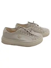 Vorschaubild 1 von Damen Sneaker Low Beige Gr. 39 Textil Schnürung Alltag Schuhe