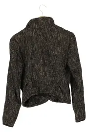 Vorschaubild 2 von Leichter Mantel Damen Einheitsgröße Schwarz Elegant Meliert