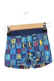 Vorschaubild 2 von Kinder Badeshorts Gr. 74 Blau Schriftzug Tropical Casual