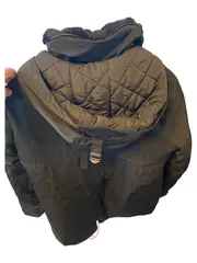Vorschaubild 2 von Damen Parka Schwarz XL mit Kunstfellkragen